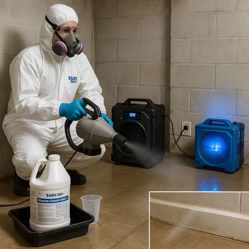 Sanitization and Odor Removal process in Crystal Lawns, IL