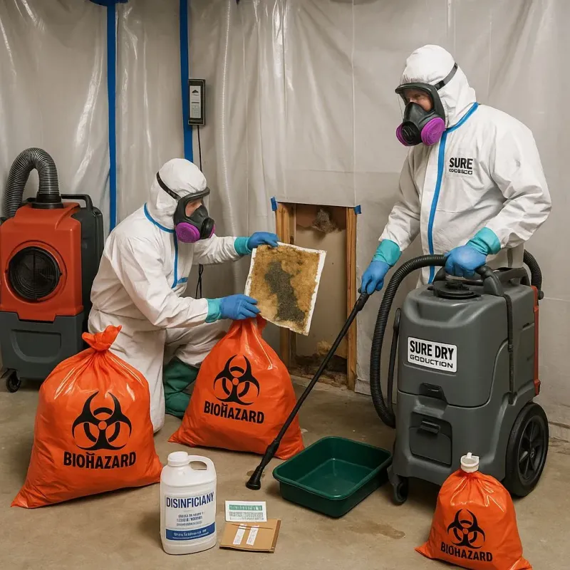Contaminated Water Handling Protocols process in Crystal Lawns, IL